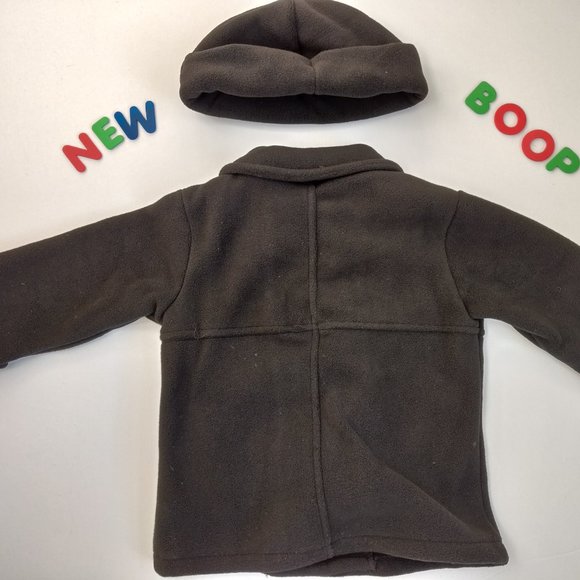 ⛄️NWOT⛄️ Handsome Fleece Pea Coat 9M - Picture 7 of 7